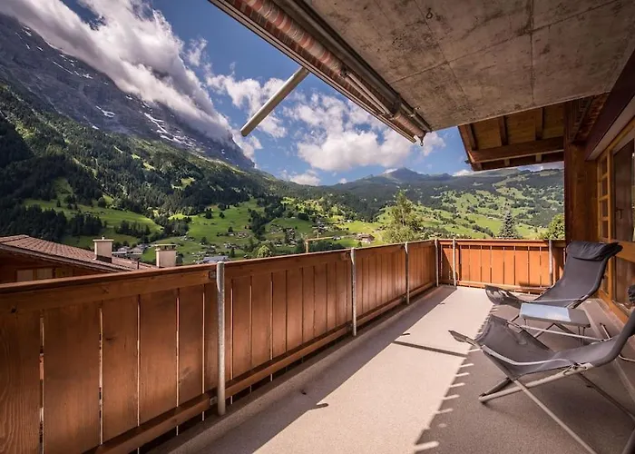 Apartamento Breithorn Apartment, Eiger North Face View *